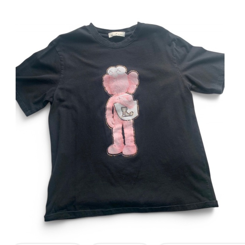 Uniqlo x KAWS Black Pink Graphic Short Sleeve Tee